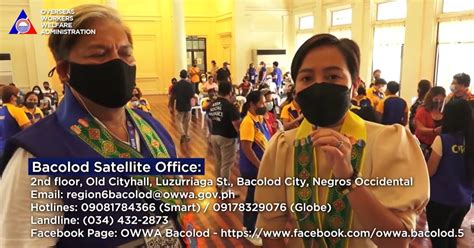 owwa office bacolod|OWWA at Your Service: OWWA Region 6 Visit – Iloilo .